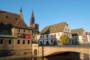 Фотография Франция Мост Страсбург