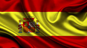 Фото Испания Флаг Полосатая