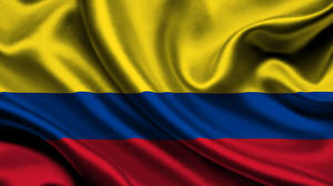 Картинка Колумбия Флаг Полосатая