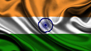 Фотография Индия Флаг Полоски