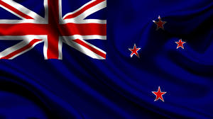Фотографии Новая Зеландия Флага Креста