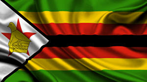 Фото Флаг Полосатая Zimbabwe