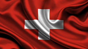 Обои Швейцария Флага Креста