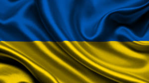 Фотографии Украина Флаг Полосатый
