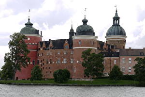 Обои Замки Швеция Gripsholm Города