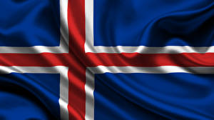 Картинки Исландия Флаг Креста