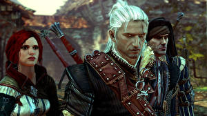 Картинки The Witcher The Witcher 2: Assassins of Kings Геральт из Ривии Взгляд