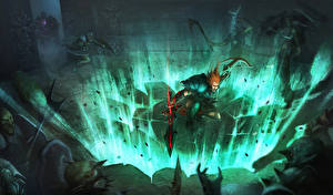 Фотографии Битвы Воины Магия Мечи Фэнтези