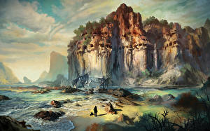 Фотография T.E.R.A: The Exiled Realm of Arborea Фантастический мир Берег компьютерная игра