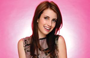 Фотография Emma Roberts Взгляд Лица Брюнетки Улыбка Волос Шатенки