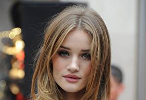 Картинка Rosie Huntington-Whiteley Глаза Взгляд Лица Волосы Девушки