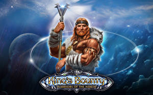 Картинка King's Bounty Воители Мужчина Посоха Смотрят