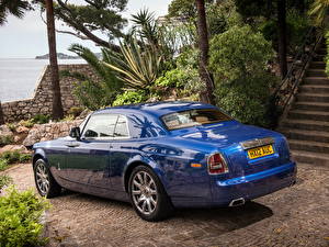 Фотографии Rolls-Royce Синяя phantom coupe 2012 машины