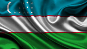 Картинки Флаг Полосатая Uzbekistan