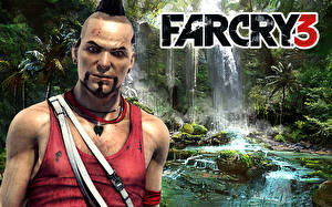 Фотографии Far Cry Far Cry 3 Мужчины Смотрят Ваас Монтенегро компьютерная игра