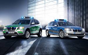 Обои BMW Полицейский машины