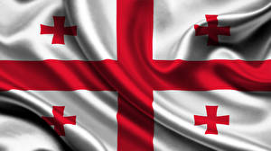 Картинки Грузия Флаг Крест