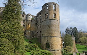 Картинка Замок Люксембург Старые Из камня Beaufort ruin