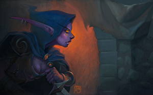 Фотография WoW Эльф Игры Девушки