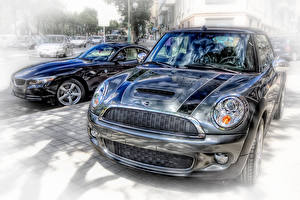 Фотографии Мини Фар Спереди HDR машины