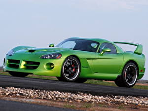 Картинки Хеннесси Фар Зеленая Роскошные Venom 1000 Twin Turbo SRT Coupe 2007–08 Автомобили
