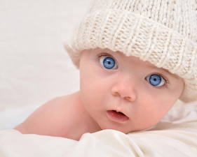 Обои Глаза Младенец Смотрит Лицо Дети
