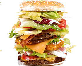 Картинки Гамбургер Быстрое питание Еда