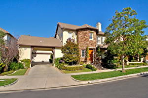 Картинки Штаты Здания Калифорния Малибу город