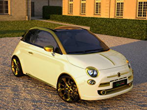 Фото Фиат Фары Белый 2010 Fenice Milano 500 La Dolce Vita based on Fiat 500C Автомобили