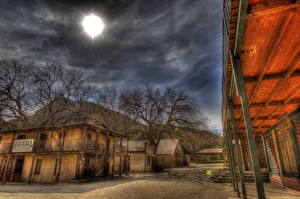 Обои США Дома Старый Отель HDRI Калифорния Малибу Города