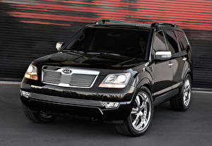 Фотографии KIA Фары Спереди Черных Металлик Borrego Limited авто