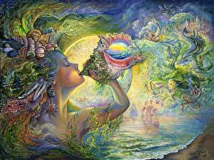 Фотографии Josephine Wall Фэнтези
