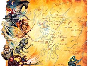 Обои для рабочего стола Clyde Caldwell Фэнтези