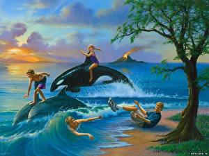 Картинка Jim Warren Фантастика