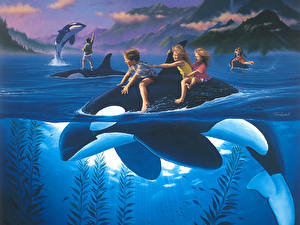 Обои для рабочего стола Jim Warren Фэнтези