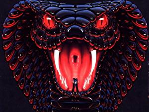 Картинки Волшебные животные Змеи Фантастика