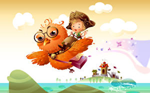 Фотография Векторная графика Птицы Мультики