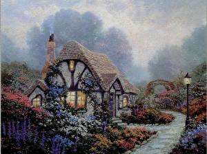 Обои Живопись Thomas Kinkade