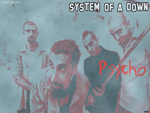 Обои для рабочего стола System of a Down Музыка