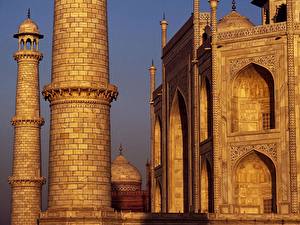 Фото Известные строения Индия Тадж-Махал Мечеть Города