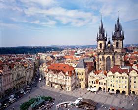 Картинки Здания Чехия Прага город