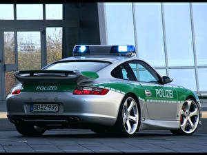 Картинки Porsche Полицейские автомобиль