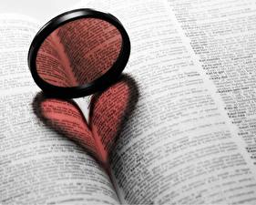 Обои Сердца Книга Страницы